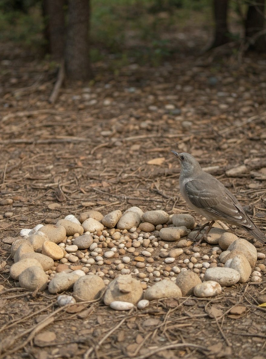 bowerbird — perspective display court