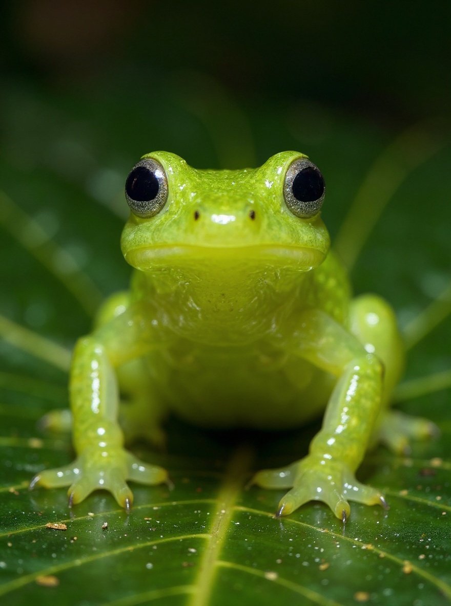 glassfrog — closeup